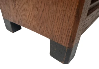 Art Deco Amsterdamse School Open Bookcase by Willem Penaat for Metz & Co., 1920s